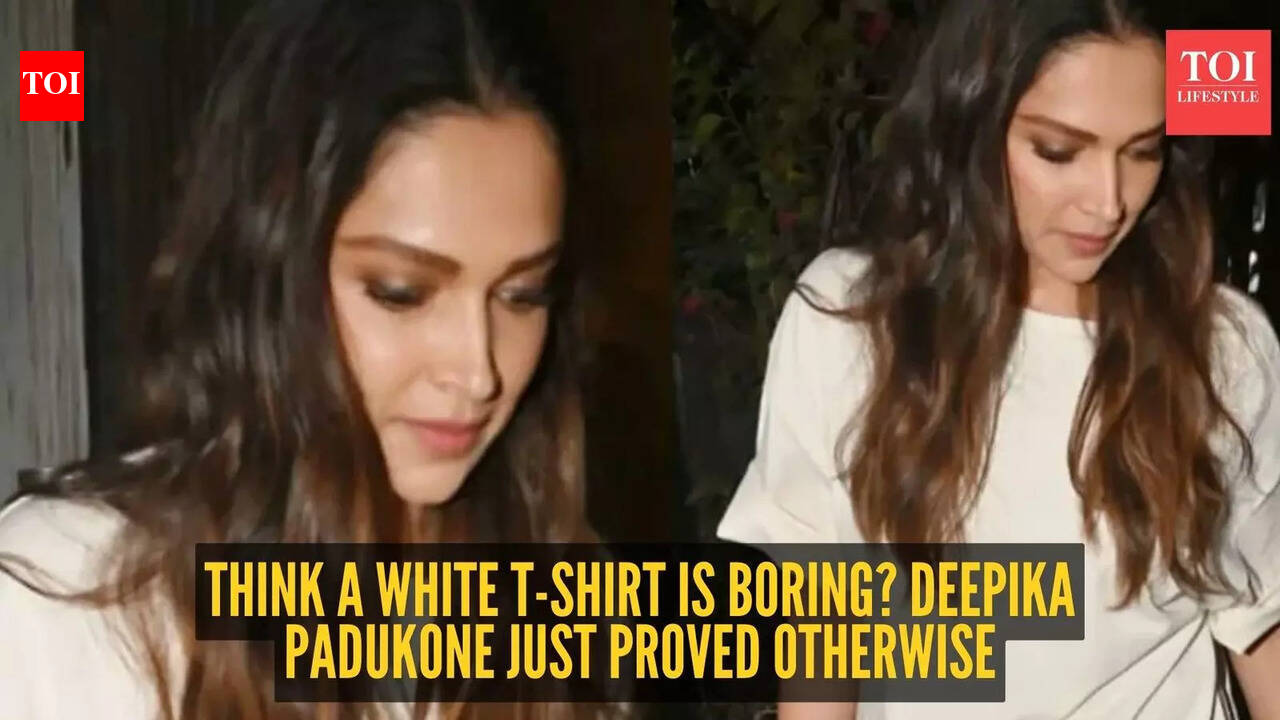Deepika Padukone just made a white T-shirt and jeans look 2026-level cool