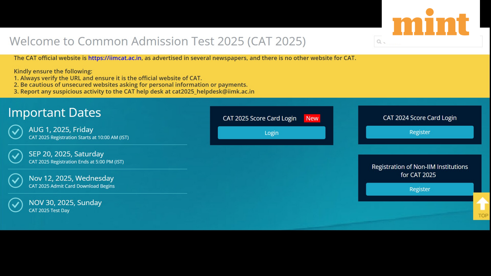 CAT result 2025 live: CAT declared at iimcat.ac.in, 12 score 100 percentile; what’s next for students?