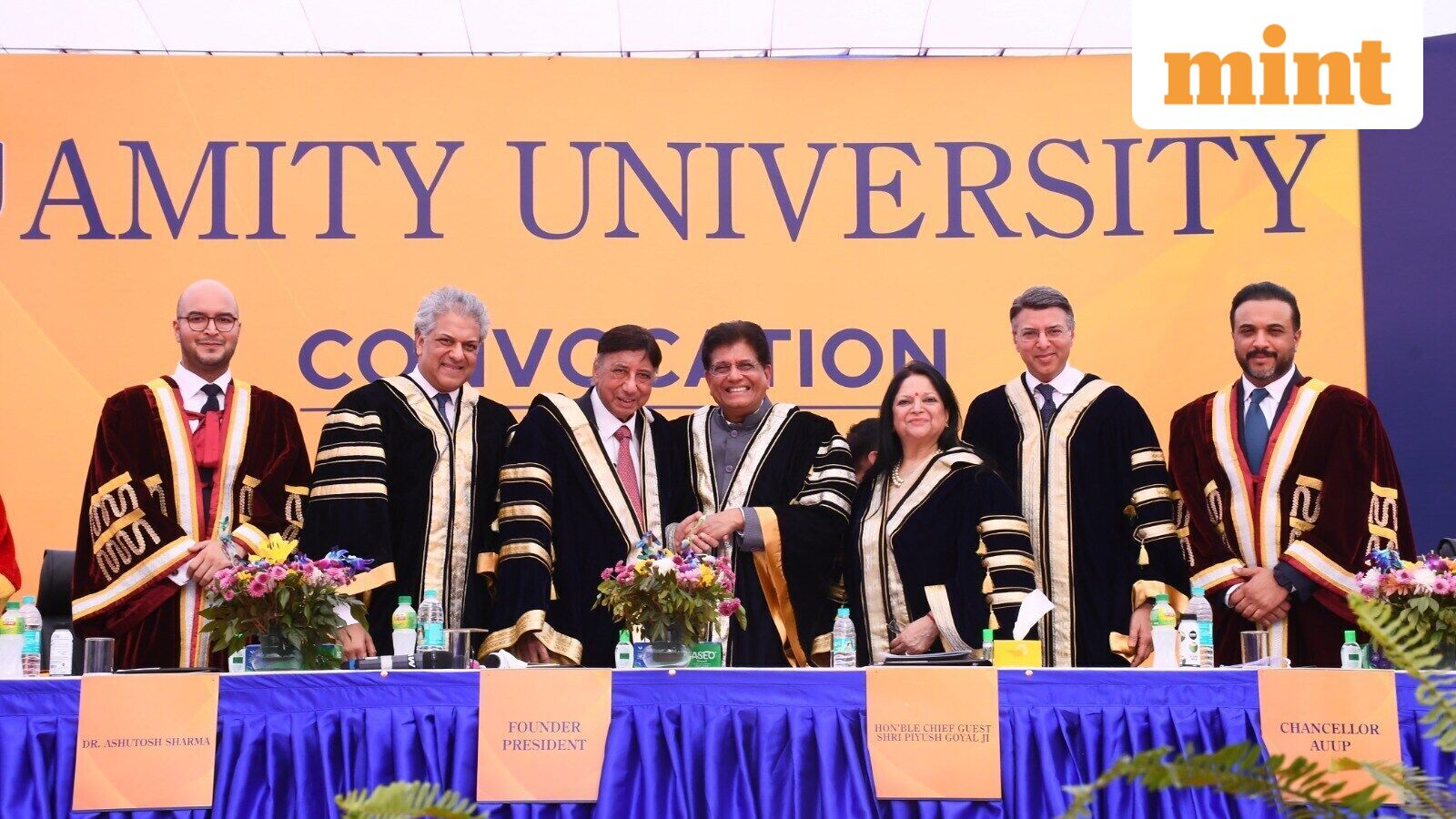 ‘Shedding colonial mindset key to India’s progress’: Piyush Goyal to graduating students at Amity