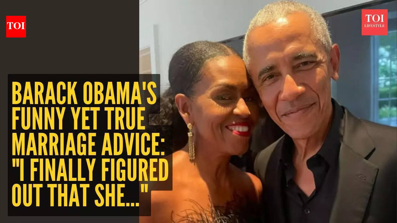 Relationship tip of the day: Barack Obama’s funny yet true marriage advice: “I finally figured out that she…” |