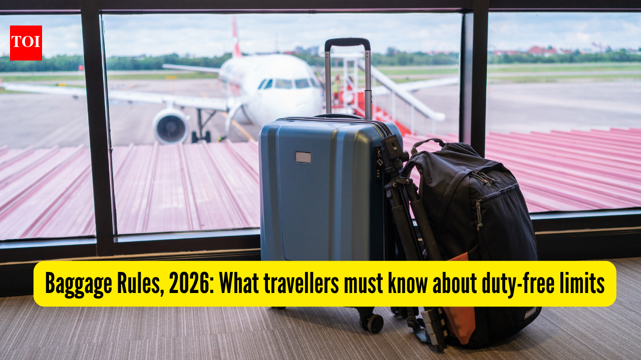 Baggage Rules, 2026: Duty-free limits, jewellery allowance and advance baggage declaration explained |