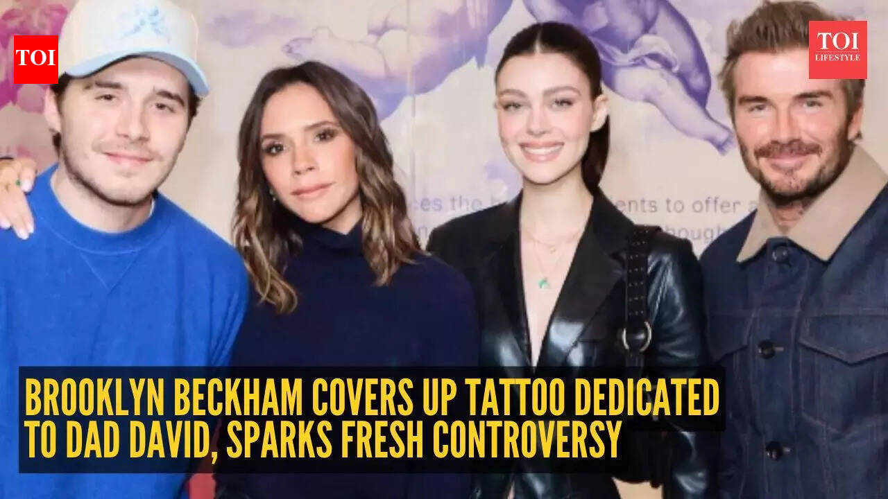 Beckham family feud deepens: Brooklyn Beckham covers up tattoo dedicated to Dad David, sparks fresh controversy |