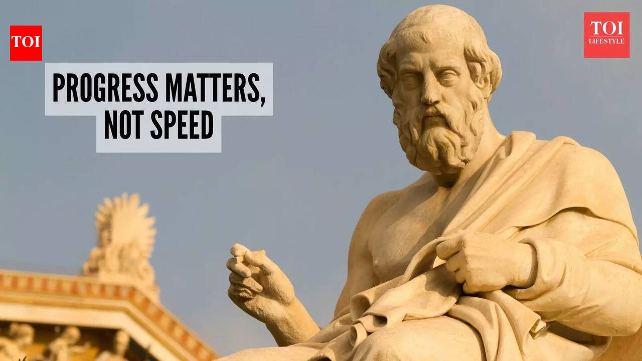 Parenting quote of the day by Plato: “Never discourage anyone…who continually makes progress, no matter how slow.” |