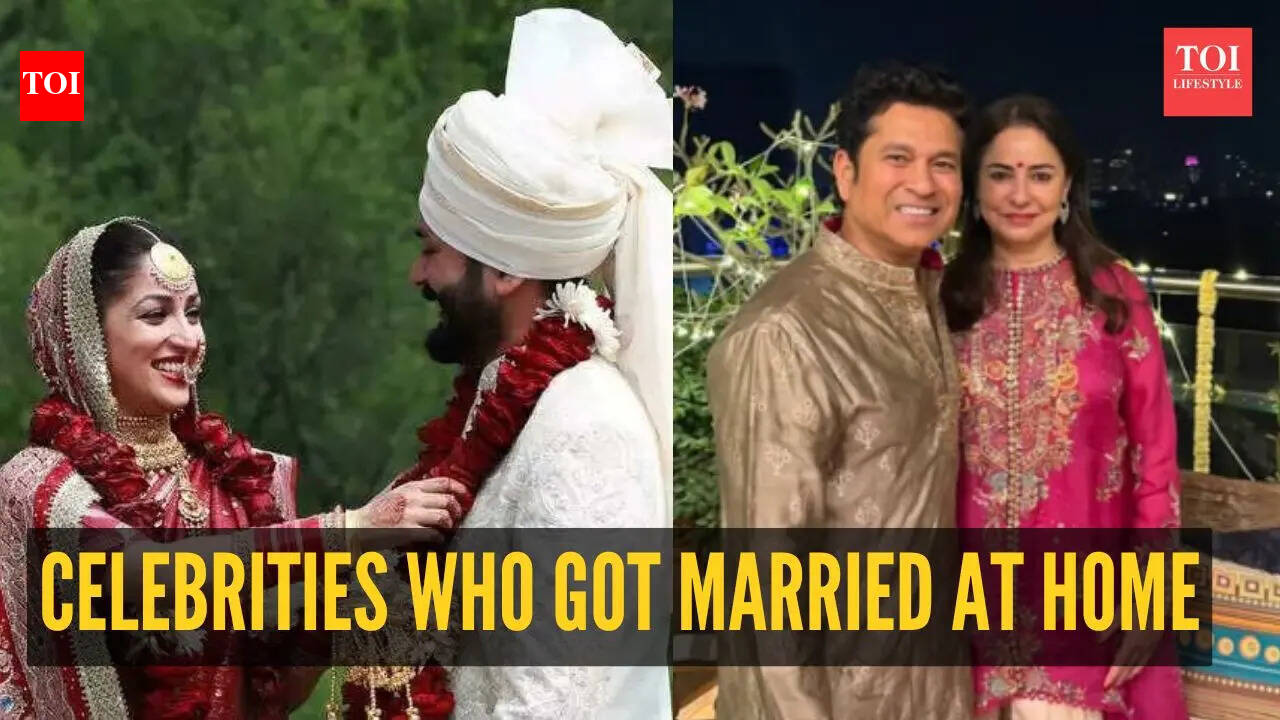 10 celebrities who chose to get married in the comfort of their homes