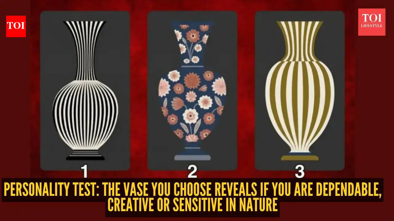 The vase you choose reveals if you are dependable, creative or sensitive in nature